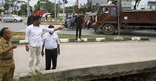 Atasi Macet, Lengan Jalan Simpang Kalista Dilebarkan